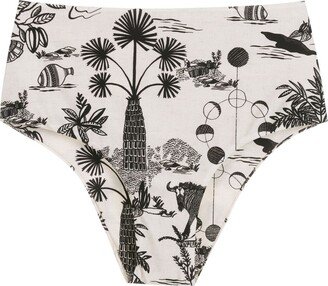 Savana high-waisted bikini bottoms