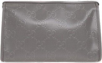 Logo Embossed Clutch Bag