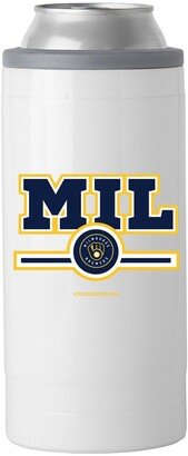 Milwaukee Brewers 12 oz Letterman Slim Can Cooler