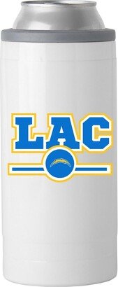 Los Angeles Chargers 12 Oz Letterman Slim Can Cooler - White, Blue