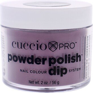 Pro Powder Polish Nail Colour Dip System - Plum with Black Undertones by Cuccio Colour for Women - 1.6 oz Nail Powder