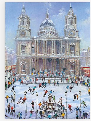 Selfridges Edit Christmas Charity Skating At St Pauls Christmas Cards Pack of Eight