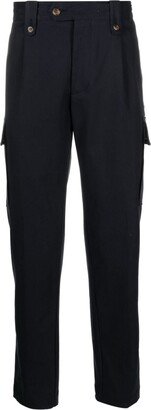 Tapered Cotton Cargo Trousers-AC