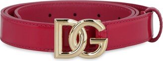 Buckle Patent Leather Belt