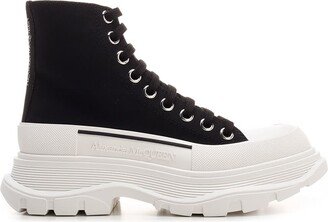 tread Slick Lace-up Combat Boot