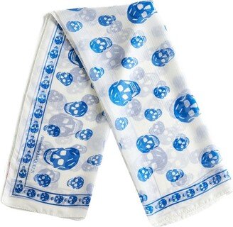 Allover Skull Printed Scarf-AD