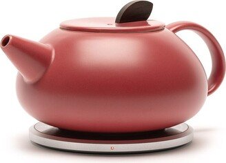 Leiph Self-Heating Teapot Set - Coral Red