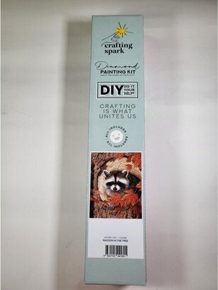 Crafting Spark Diamond Painting Kit Raccoon in the Tree CS2561 15.8 x 19.7 inches