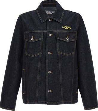 'Wave Off Denim Utility Shi Raw Indigo Yel' jacket-AB