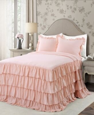 Allison Ruffle Bedspread Set