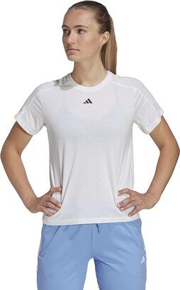 Aeroready Training Essentials Minimal T-Shirt (White) Women's Clothing