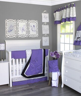 Butterflies 10 Piece Crib Bedding Set