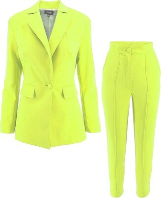 Bluzat Neon Yellow Suit