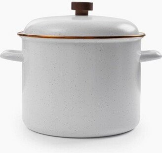 Enamel Stock Pot, Eggshell, 960 Ounces