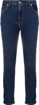 Side-Stripe Slim-Fit Jeans