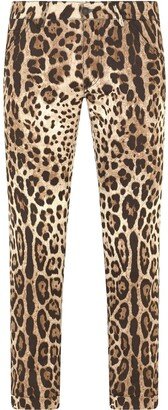 Leopard Print Skinny Jeans