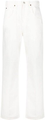 High-Rise Wide-Leg Jeans-AO