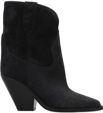 Leyane Pointed-Toe Ankle Boots