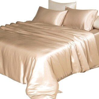 Soft Strokes Silk Pure Mulberry Silk - Duvet Cover - King Size - Beige