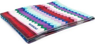 Zig-Zag Print Cotton Towel