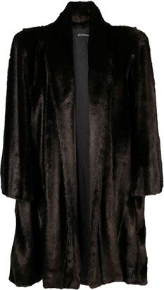 Oversized Faux Fur Coat-AA