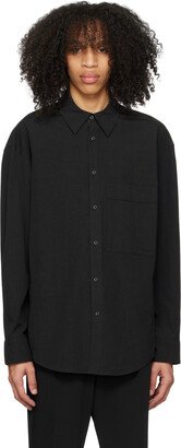 Black Button-Down Shirt