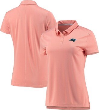 Women's Pink Carolina Panthers Performance Golf Polo Shirt