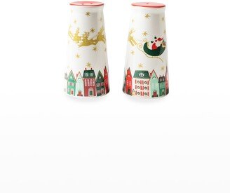 Christmas In The Village Salt And Pepper Shakers