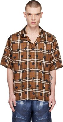 Brown Vintage Check Shirt