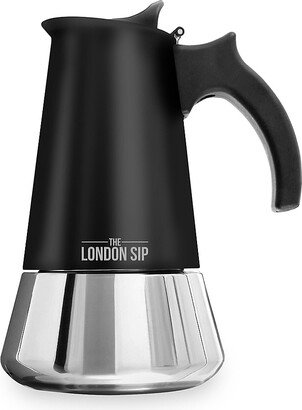 London Sip 6-Cup Stainless Steel Espresso Maker