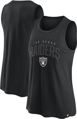 Women's Branded Black Las Vegas Raiders Classic Rhine Tank Top