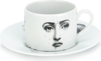 Face Print Tea Cup