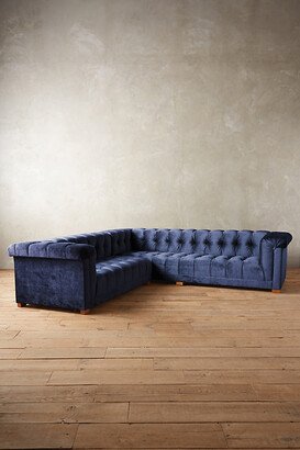 Slub Velvet Kettleby Left Sectional-AA