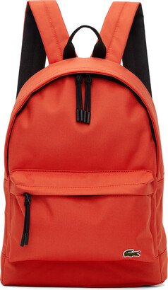 Orange Computer Compartment Backpack