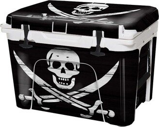 Custom Cooler Vinyl Wrap Skin Decal Fits Yeti Tundra | Cooler Not Included Personalized Gift - Full Pirate Flag Patriotic