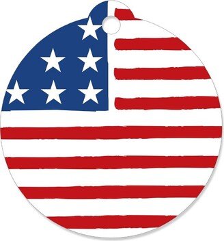 Big Dot of Happiness Stars and Stripes - Memorial Day, 4th of July and Labor Day USA Patriotic Party Favor Gift Tags (Set of 20)