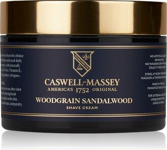 Caswell Massey Heritage Woodgrain Sandalwood Shave Cream, 8-oz.