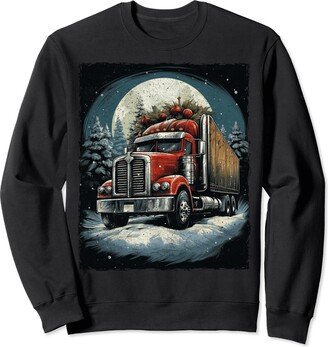 Truck Driver Christmas Sweatshirt