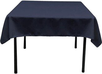 Square Polyester Poplin Table Overlay - Navy Diamond. Choose