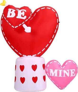 6-Ft. Light Up Valentine's Day Hearts with Arrow Inflatable