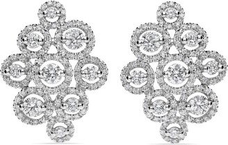 LEO PIZZO 18kt white gold diamond Crops earrings