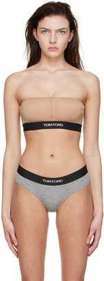 Beige Modal Bra