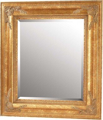 Renovators Supply Antique Gold Gilded Frame Mirror 34 Square | Renovator's Supply