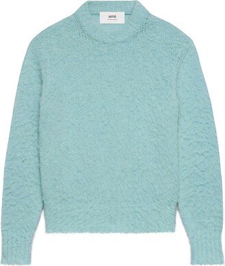 Crew-Neck Textured Jumper