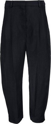 High-Waisted Loose Fit Trousers-AA