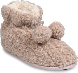 GAAHUU Faux Fur Quilted Slipper Boot