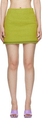 SSENSE Exclusive Green Miniskirt