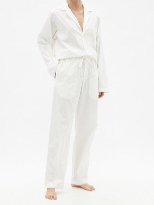 Drawstring Organic-cotton Pyjama Trousers-AD