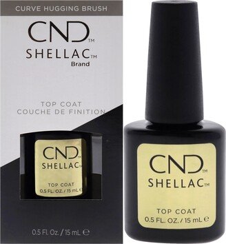 Shellac Nail Color - Original Top Coat by for Women - 0.5 oz Nail Polish