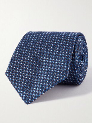8cm Silk-Jacquard Tie-AB